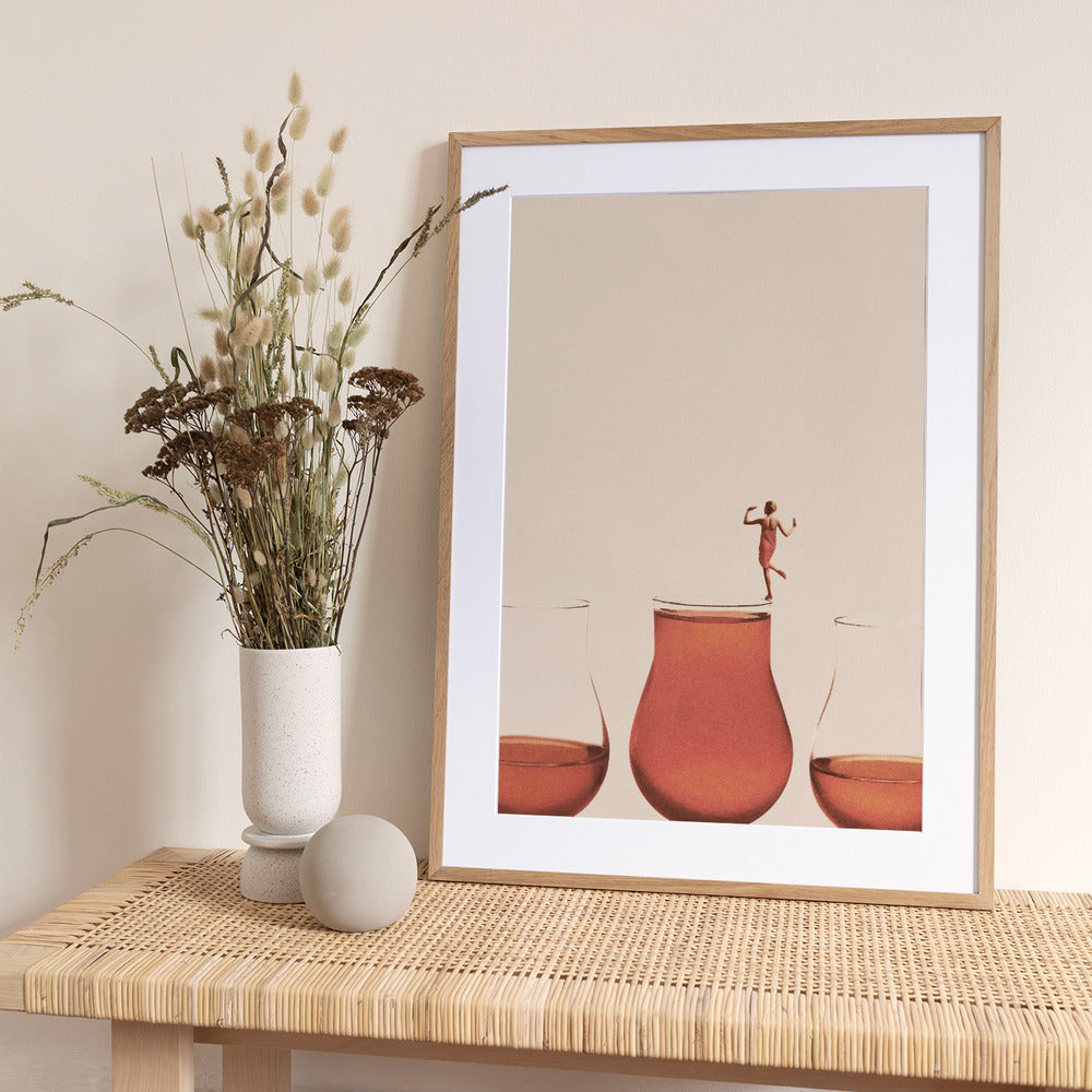 I prefer the full one - Art Print by Maarten Léon