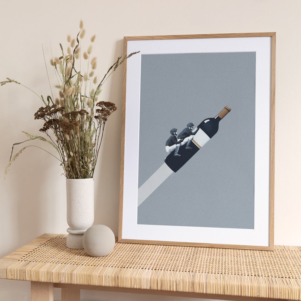 We ride until dawn - Art Print by Maarten Léon