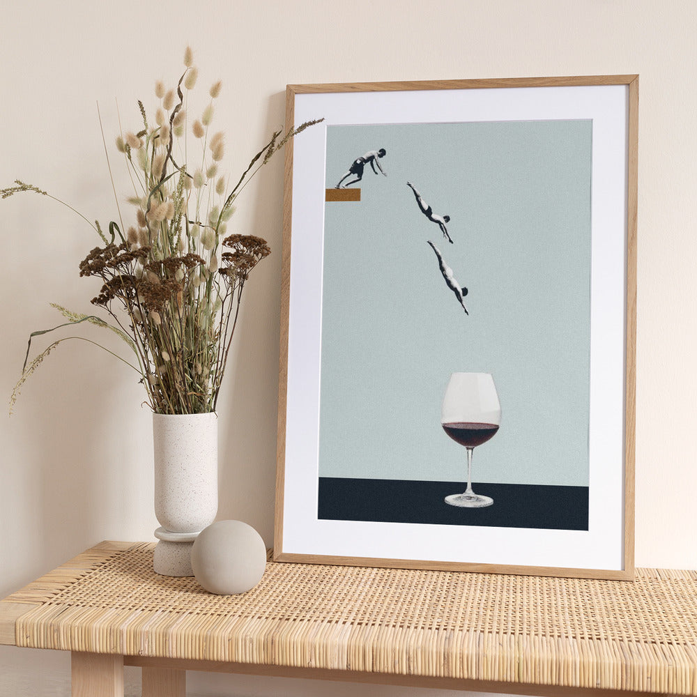 Your best friends forget you get old - Art Print by Maarten Léon