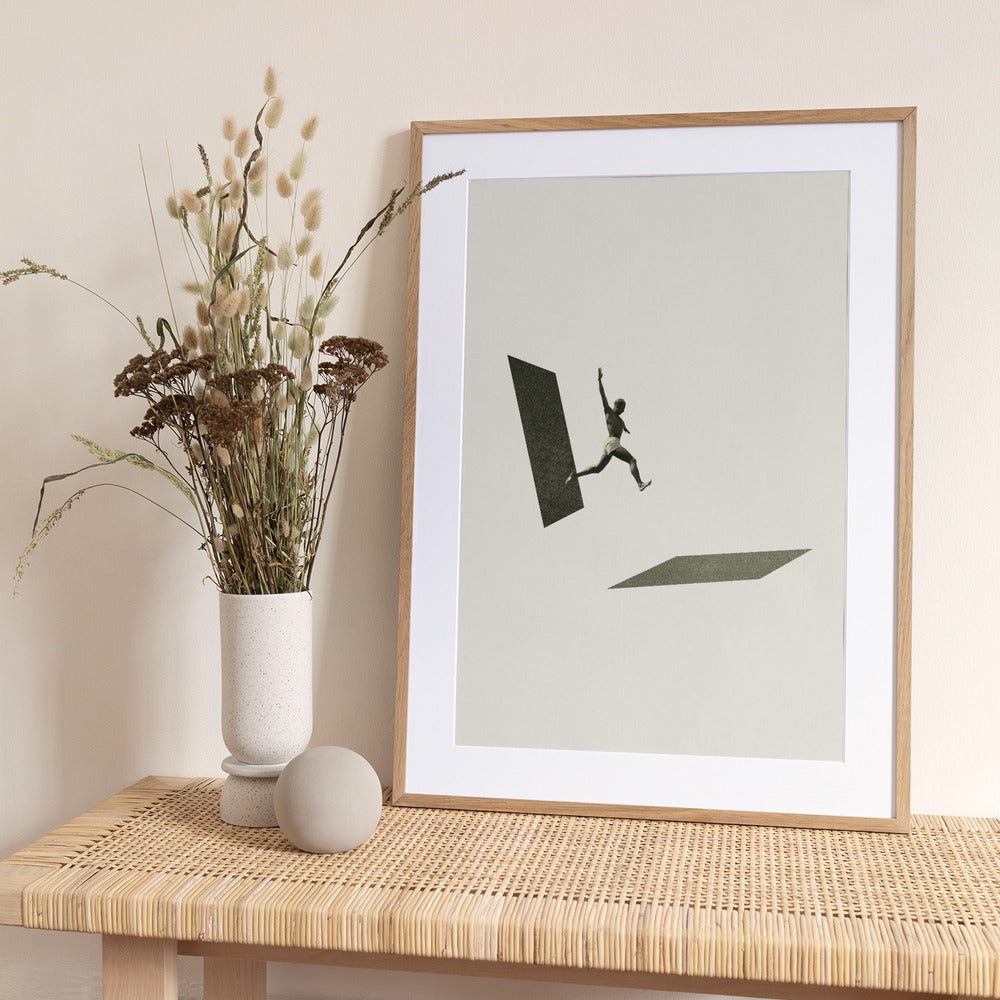 Not the one to wait - Art Print by Maarten Léon