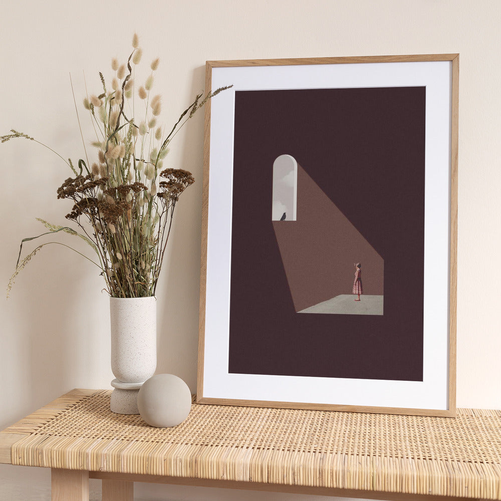 Enlighten me - Art Print by Maarten Léon