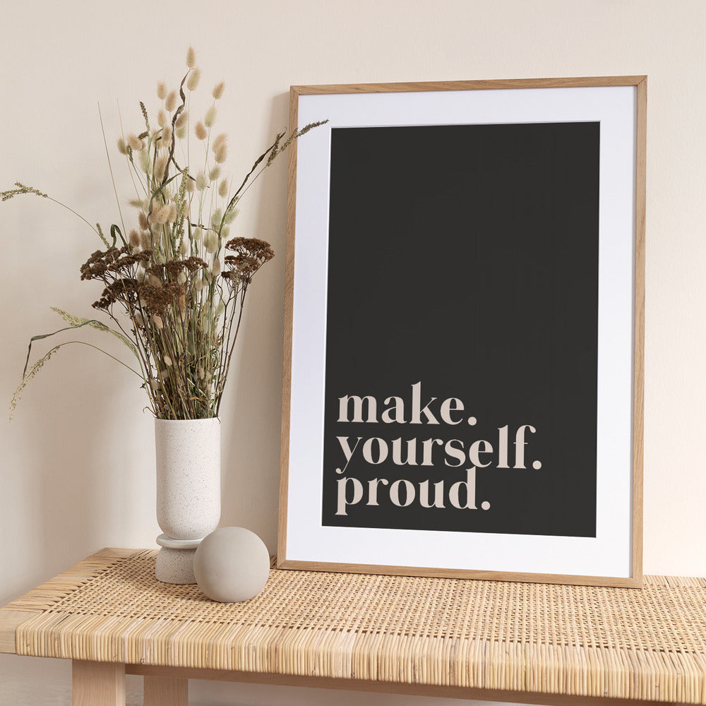 Motivational Phrase - Art Print by uplusmestudio