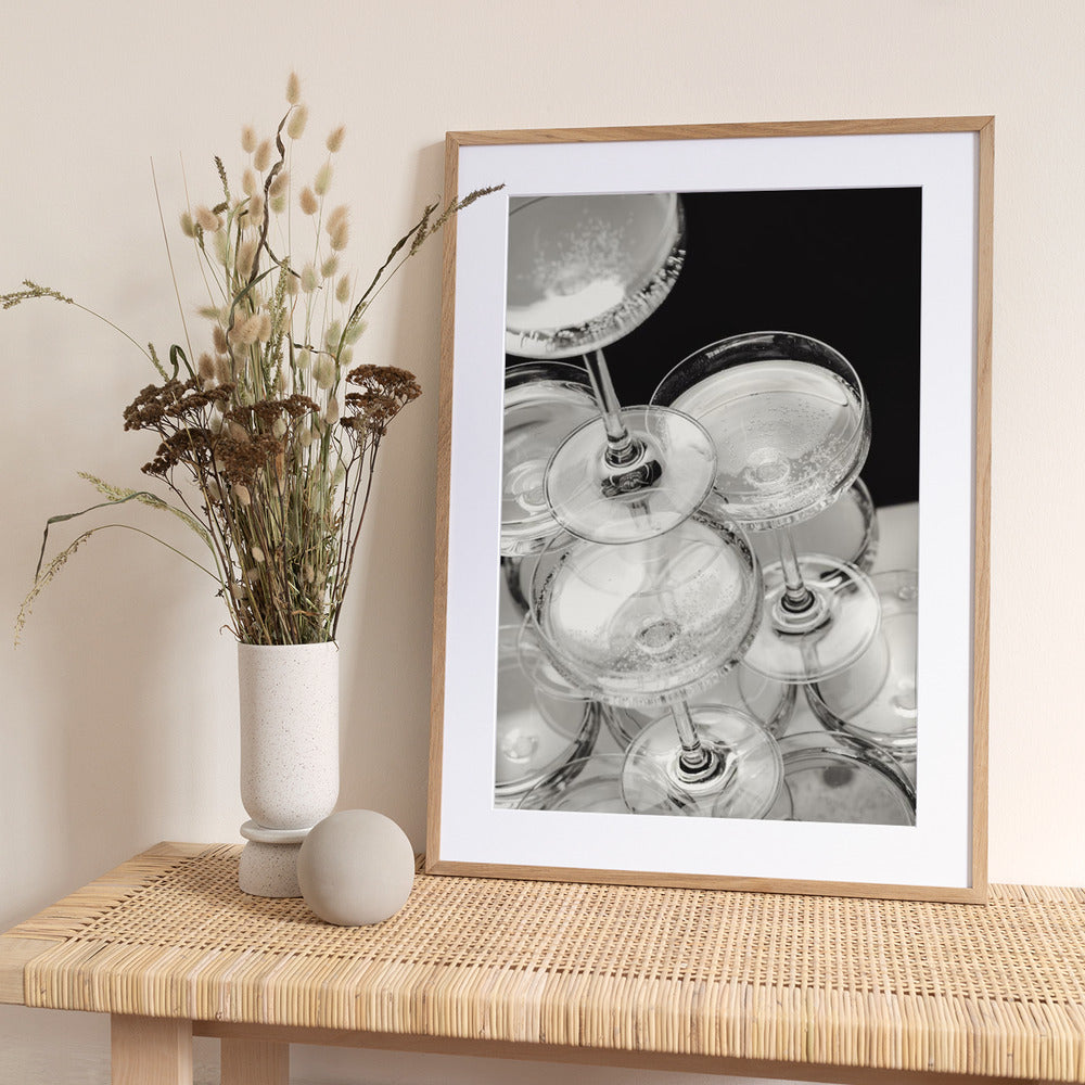 Champagne tower_5 - Art Print by Pictufy Studio III