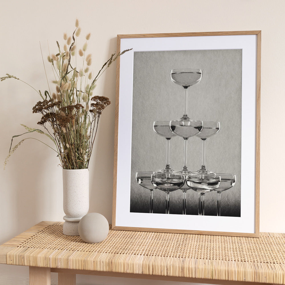 Champagne tower_9 - Art Print by Pictufy Studio III