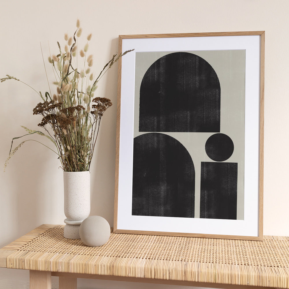 Geometric Silence - Art Print by THE MIUUS STUDIO