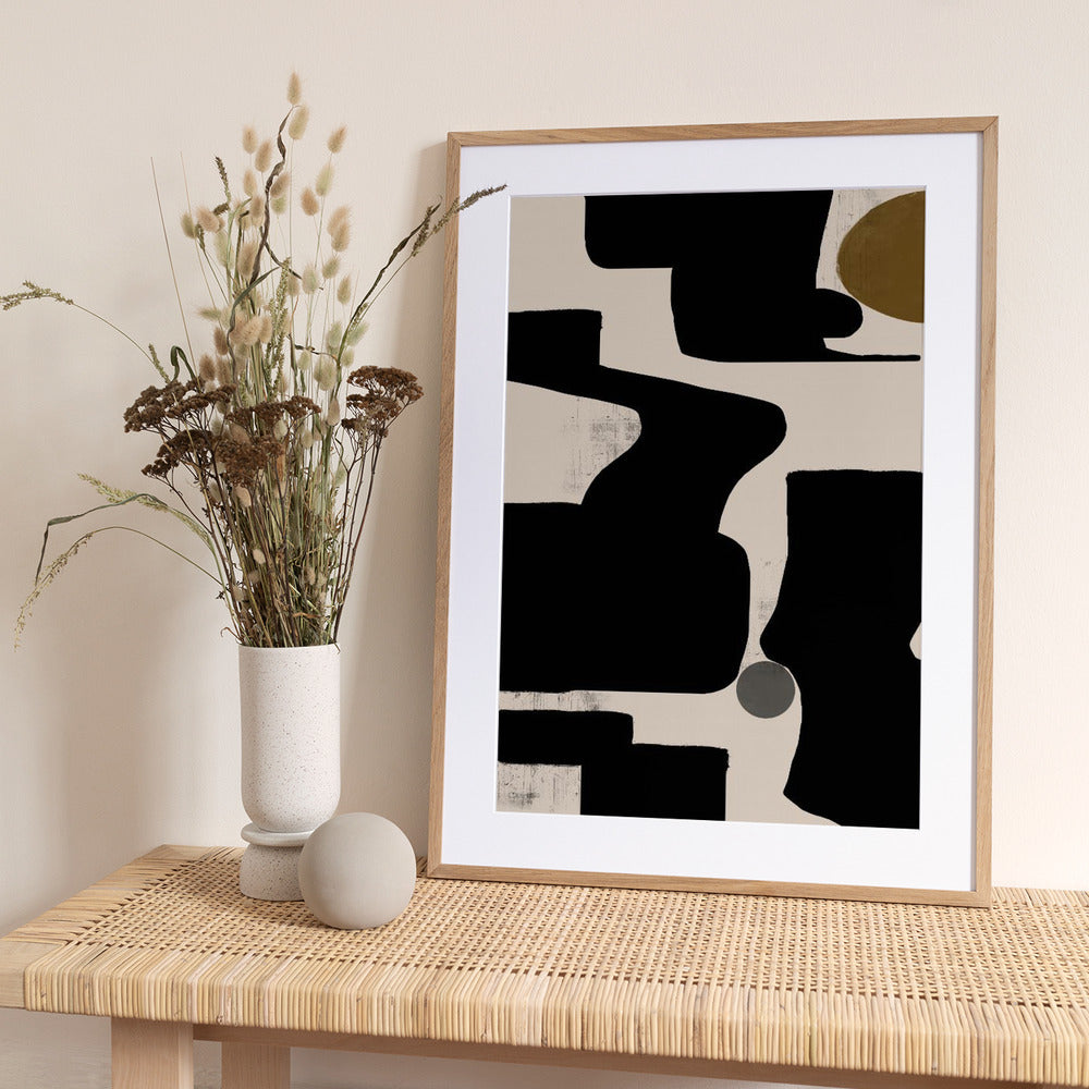 Curves and Shadows - Art Print by THE MIUUS STUDIO