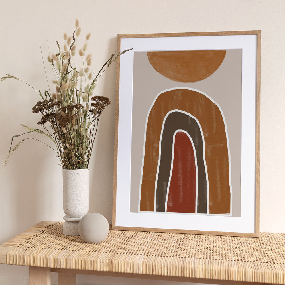 Earthy Arches - Art Print by THE MIUUS STUDIO