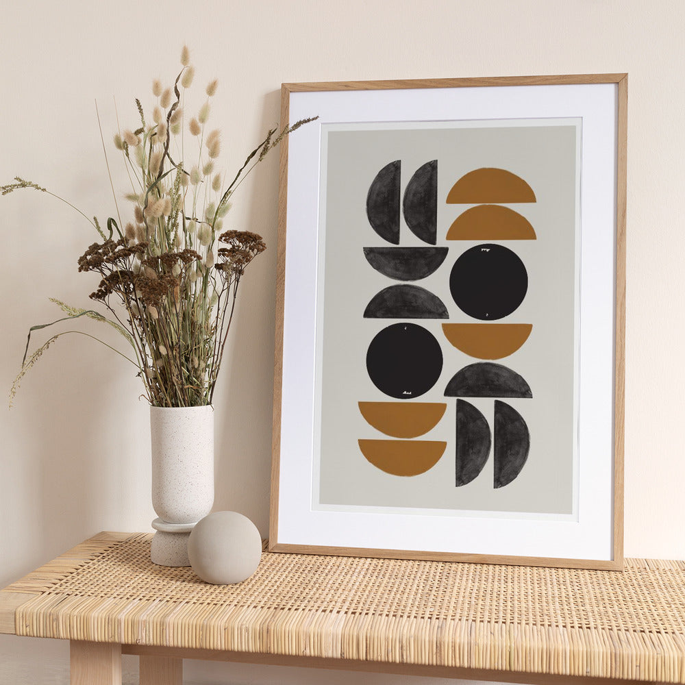 Geometric Harmony - Art Print by THE MIUUS STUDIO