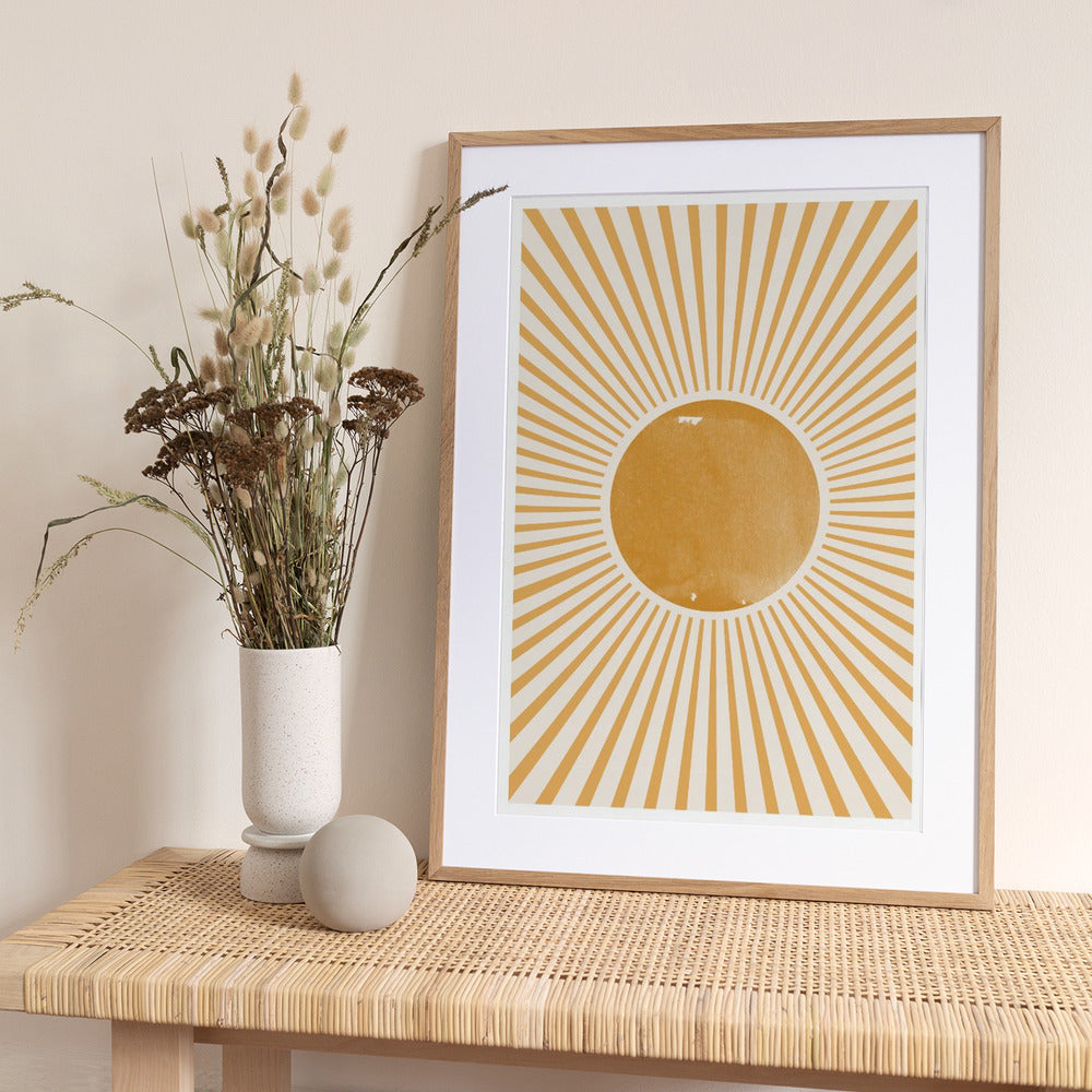 Radiant Dawn Burst - Art Print by THE MIUUS STUDIO