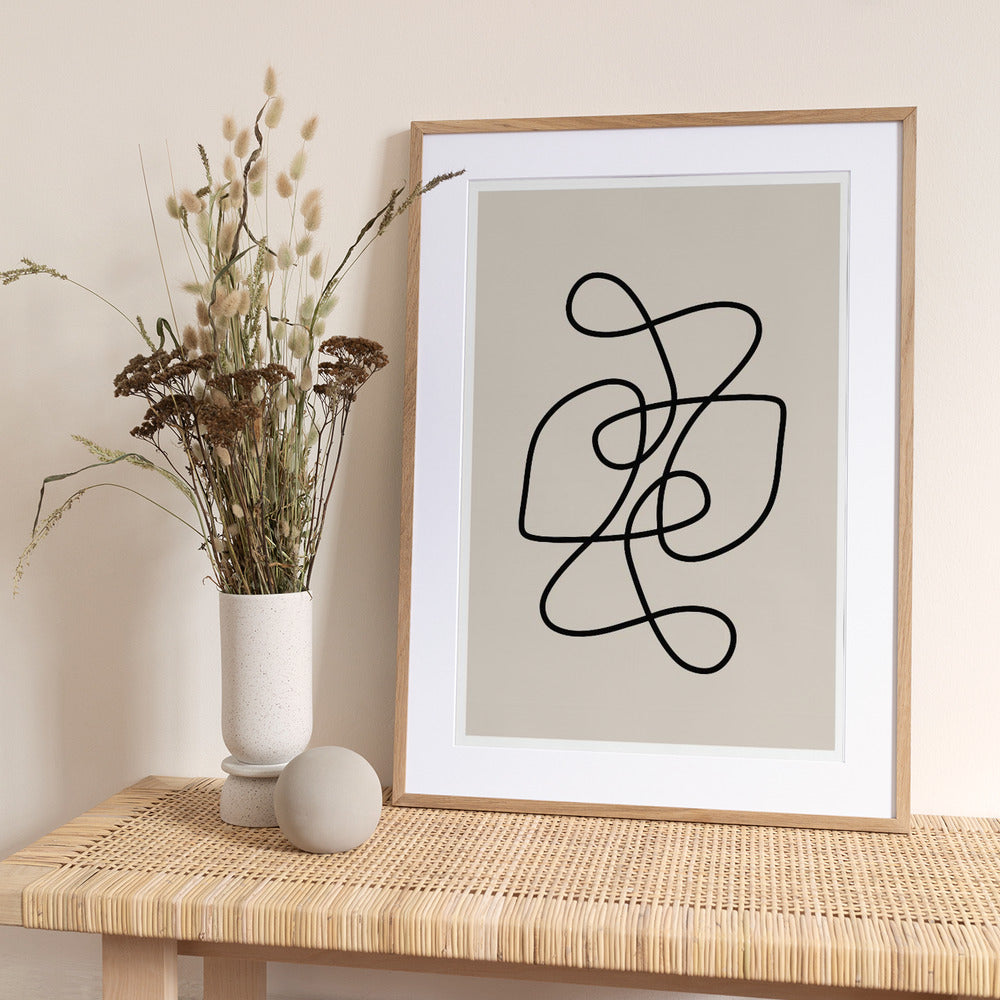 Endless Curves - Art Print by THE MIUUS STUDIO