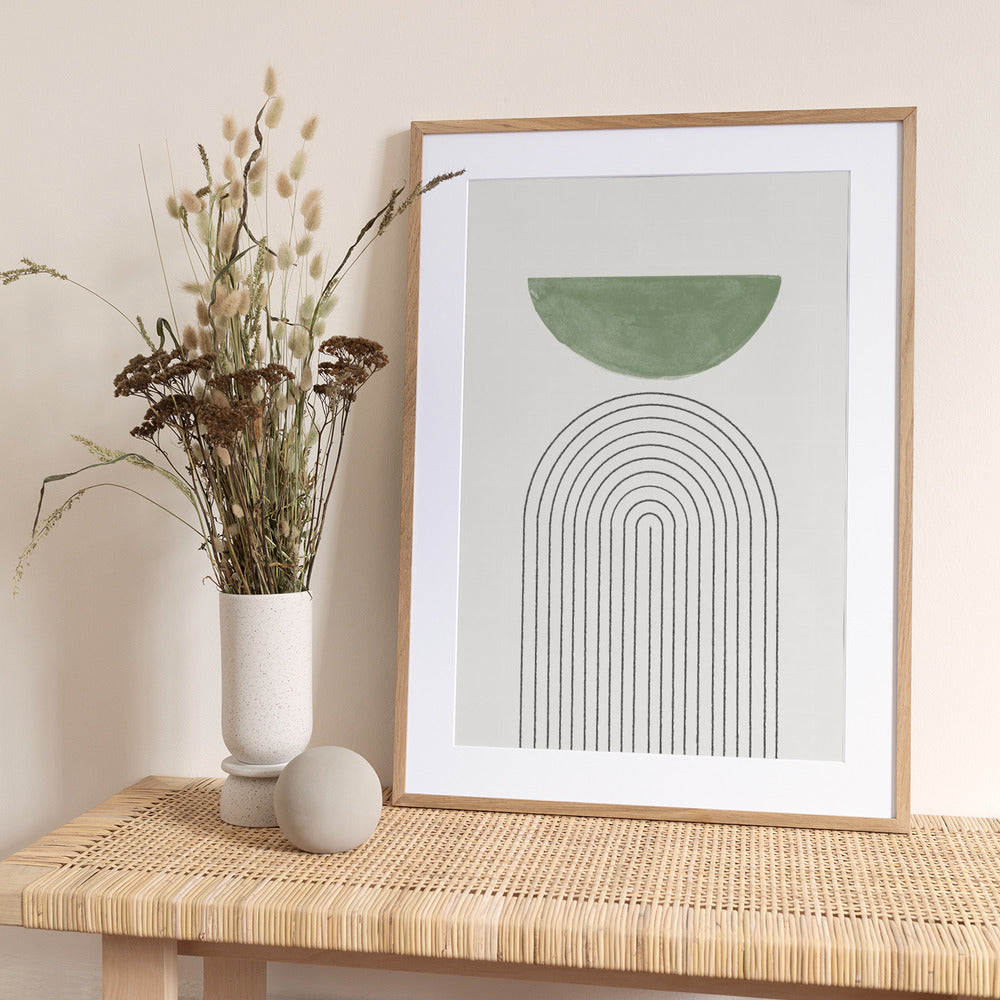 Curved Harmony - Art Print by THE MIUUS STUDIO