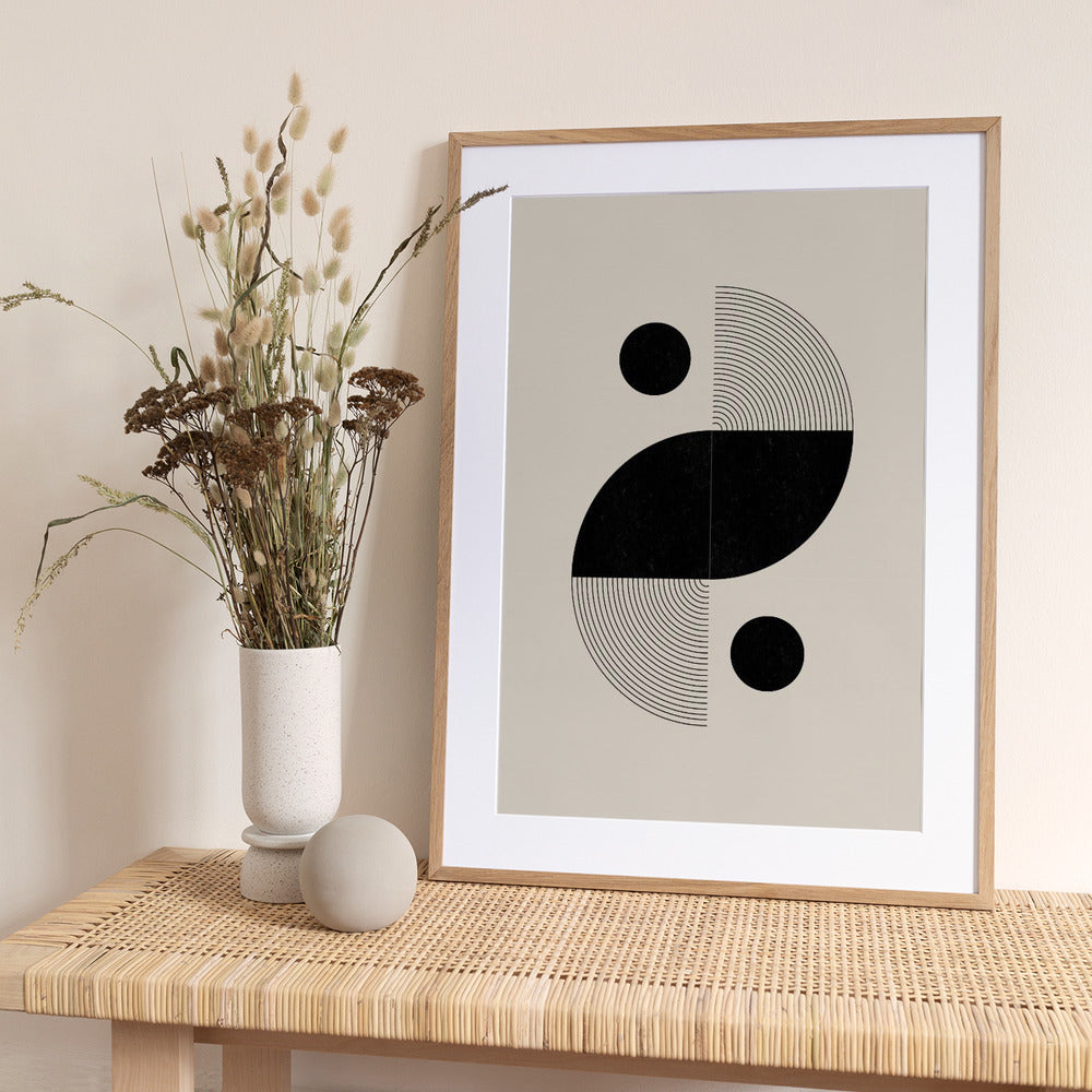 Yin Yang Echoes - Art Print by THE MIUUS STUDIO