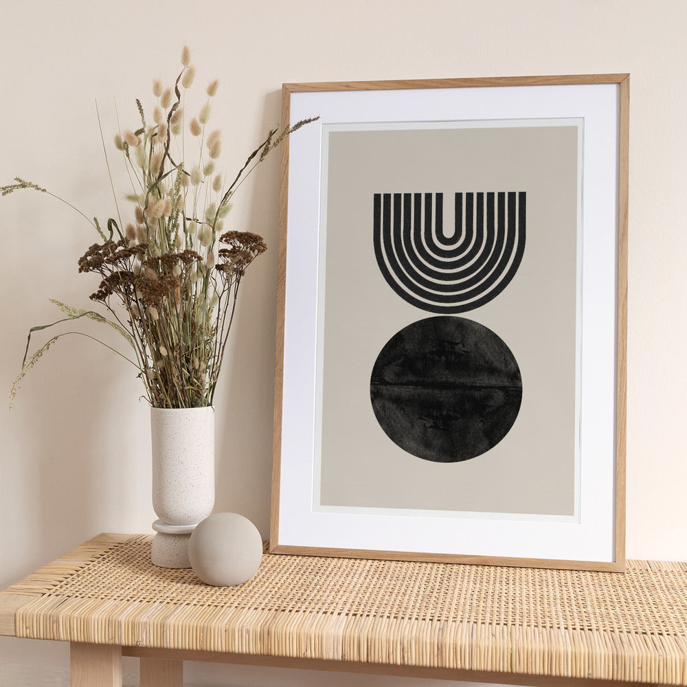 Monochrome Balance - Art Print by THE MIUUS STUDIO