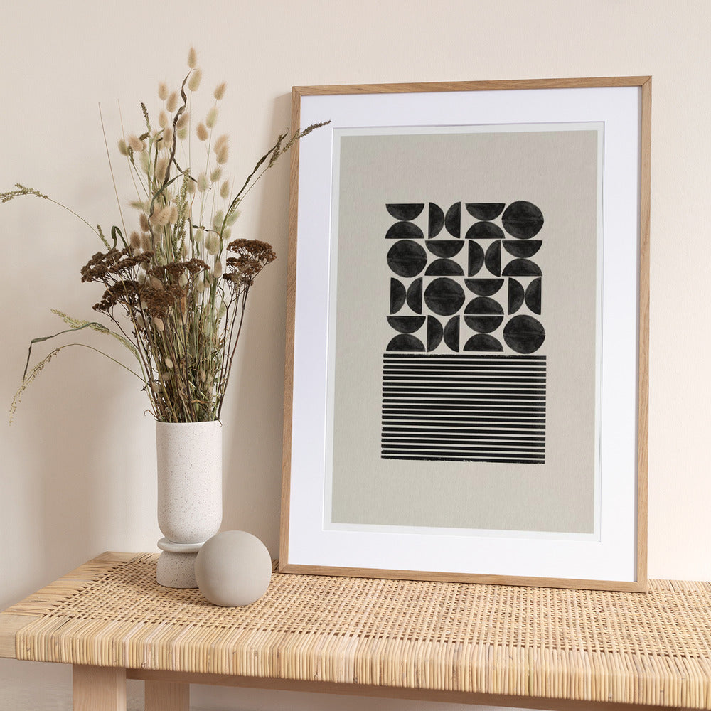Geometric Balance - Art Print by THE MIUUS STUDIO