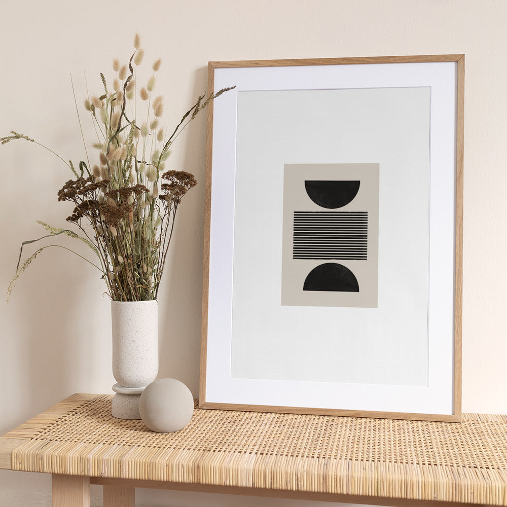 Monochrome Balance - Art Print by THE MIUUS STUDIO