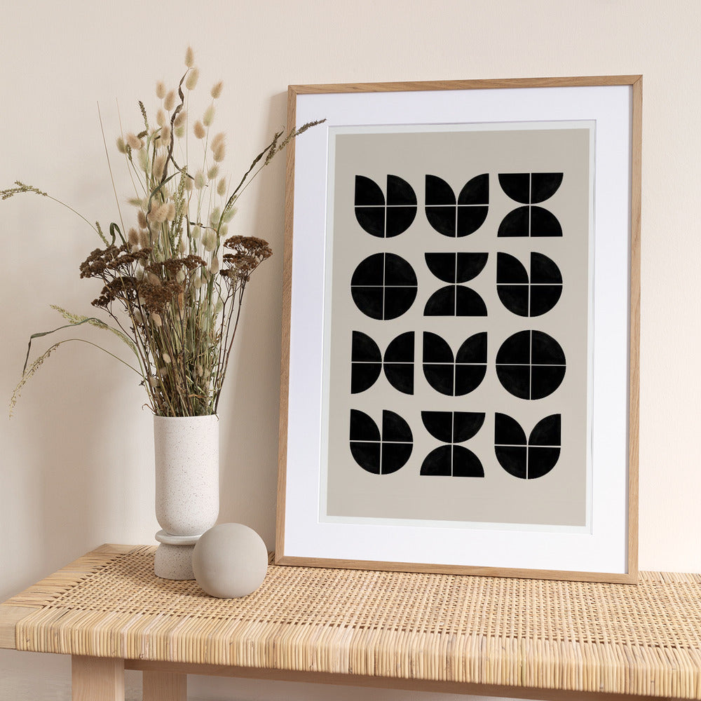 Geometric Harmony - Art Print by THE MIUUS STUDIO