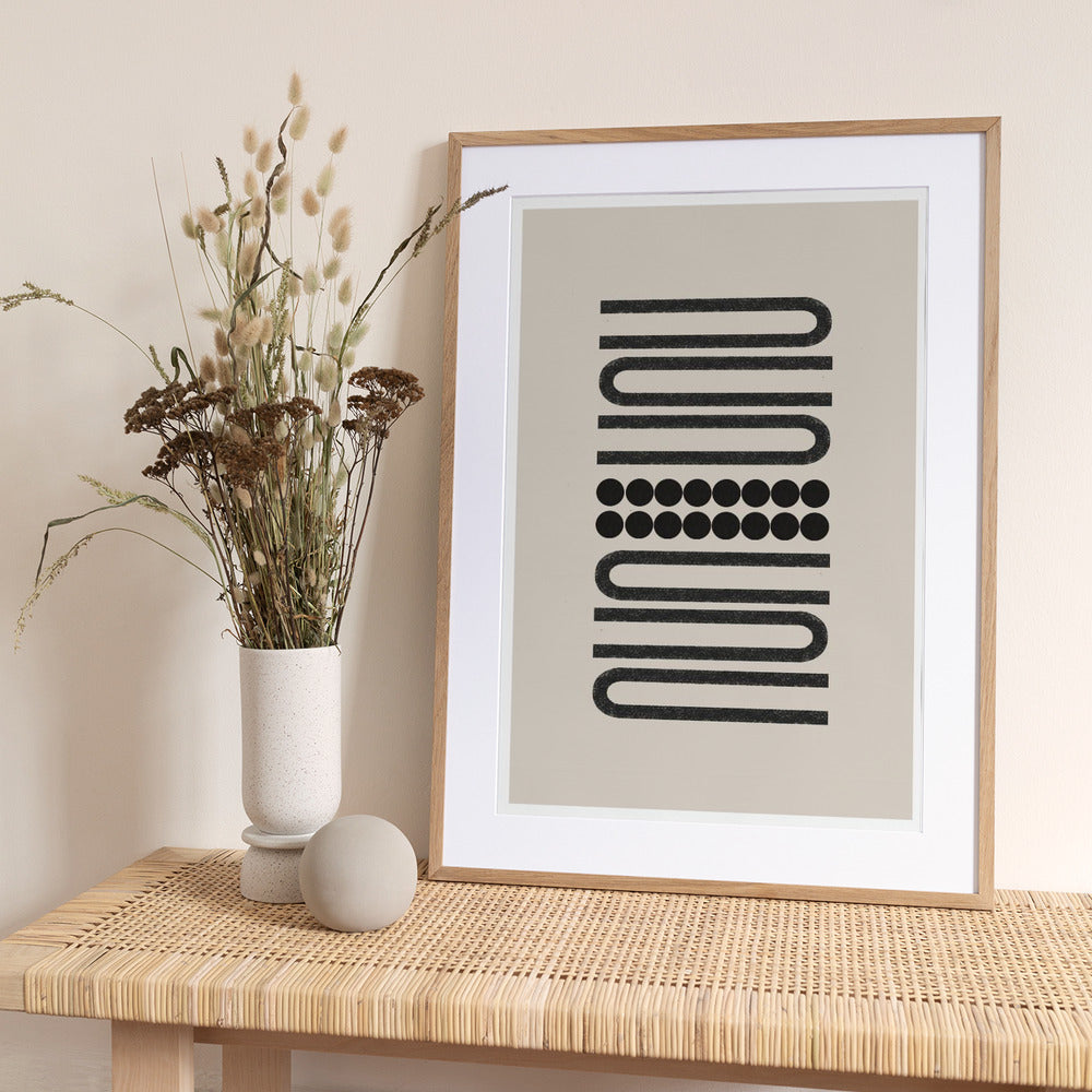 Geometric Harmony - Art Print by THE MIUUS STUDIO