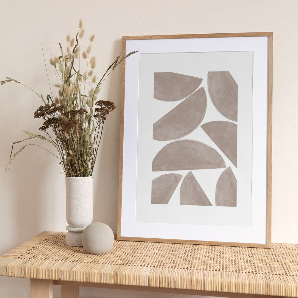 Shapes in Harmony - Art Print by THE MIUUS STUDIO
