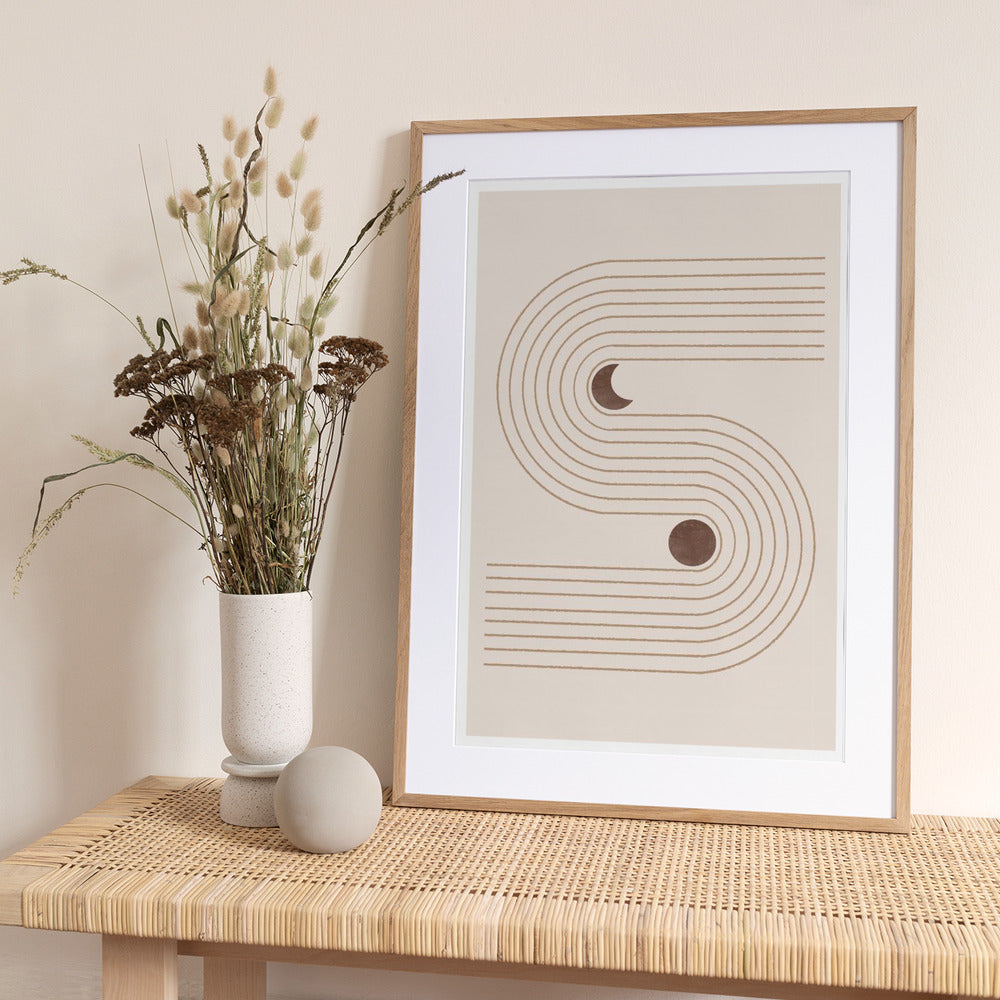 Lunar Harmony - Art Print by THE MIUUS STUDIO