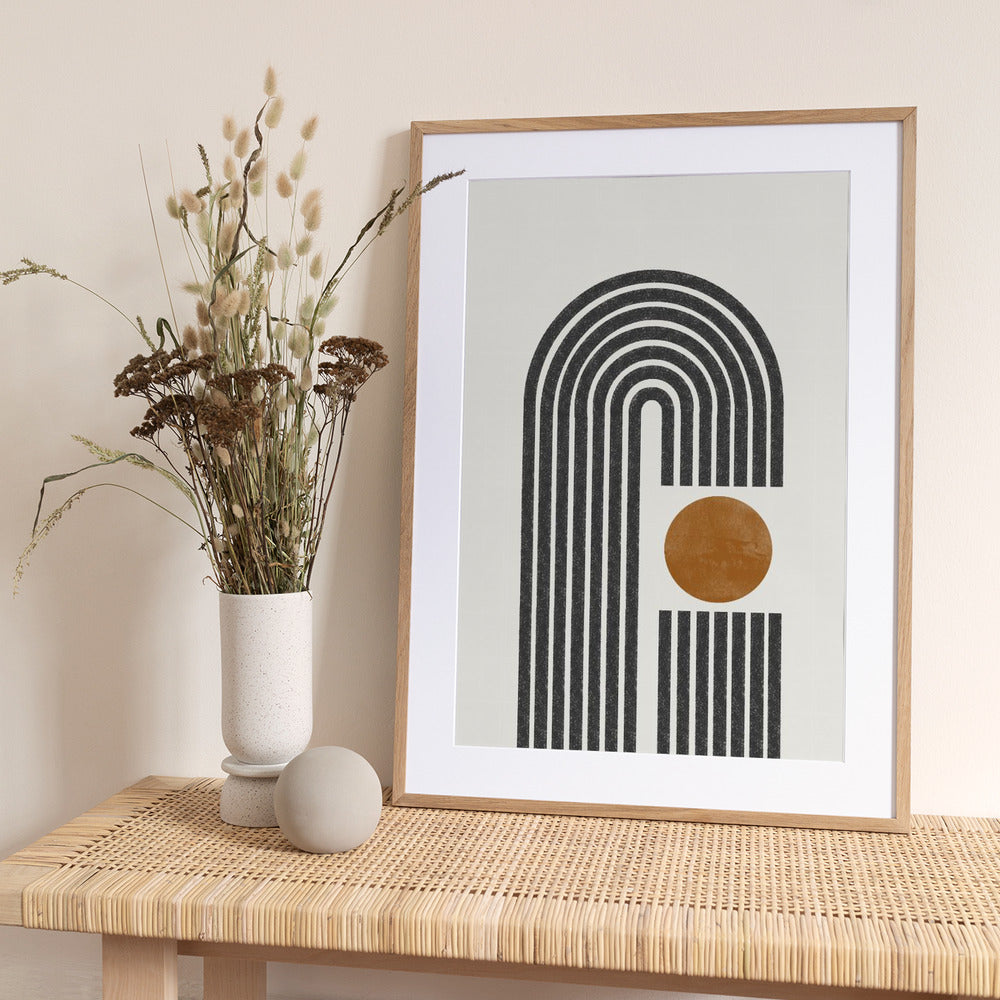 Sunset Curves - Art Print by THE MIUUS STUDIO