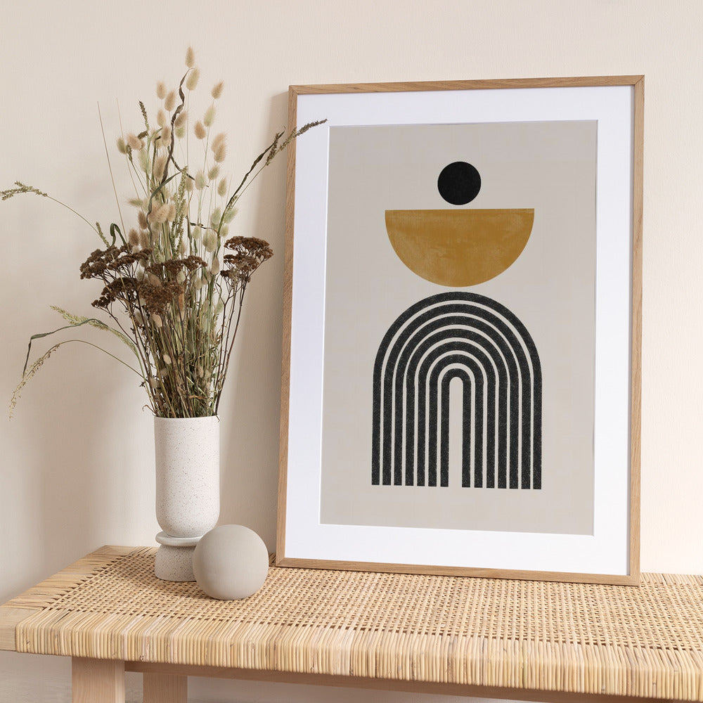 Geometric Harmony - Art Print by THE MIUUS STUDIO