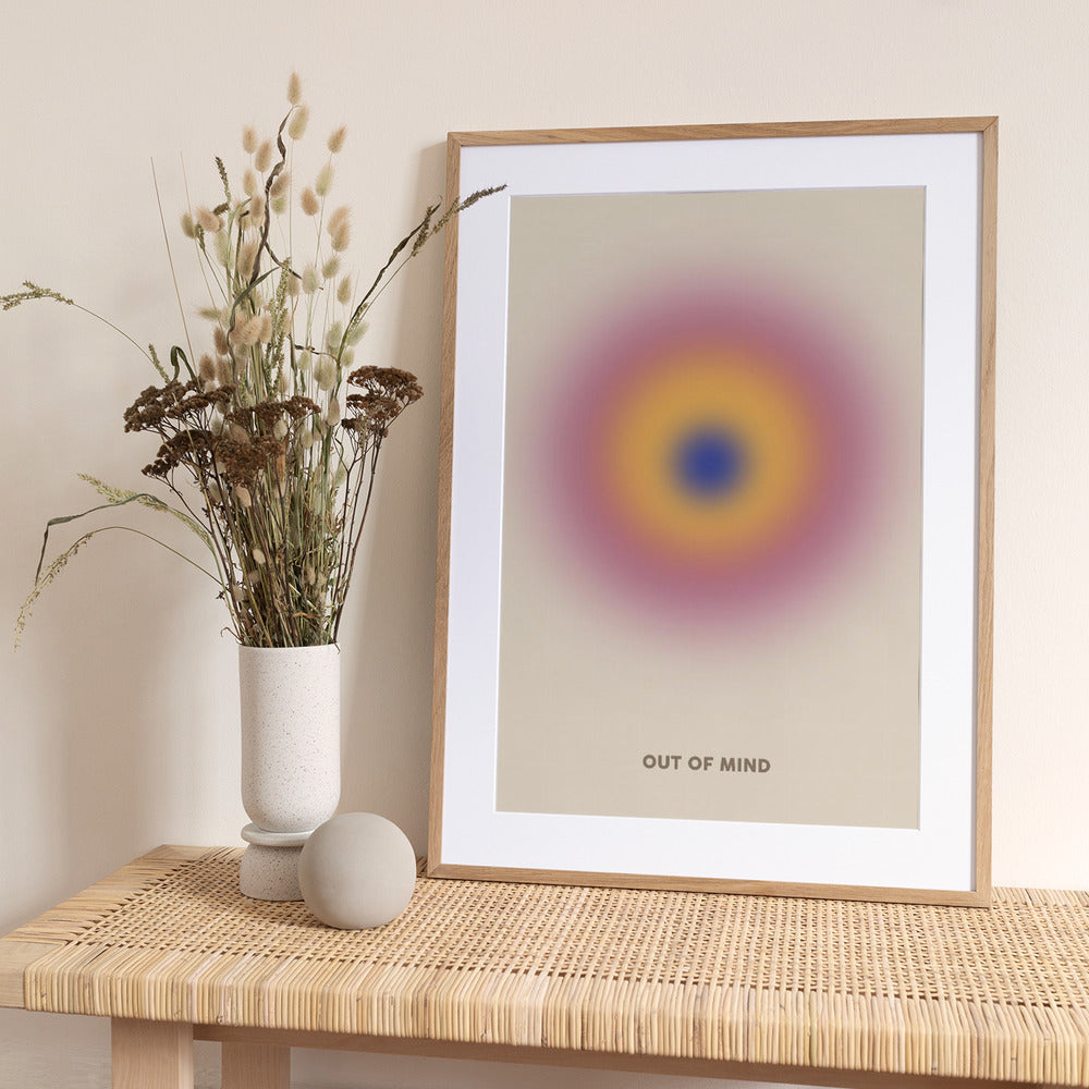 Colorful Concentric Glow - Art Print by THE MIUUS STUDIO