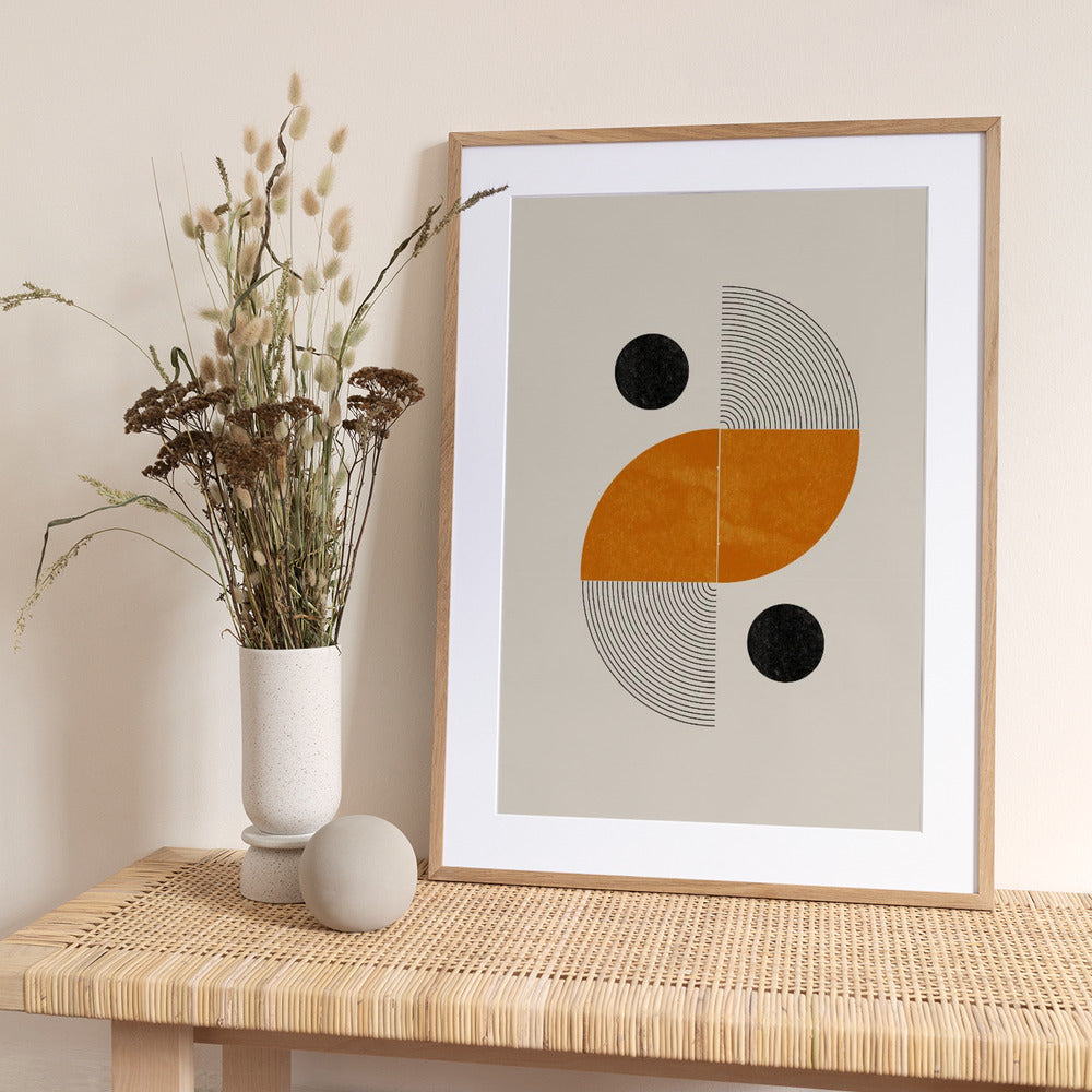 Geometric Harmony - Art Print by THE MIUUS STUDIO