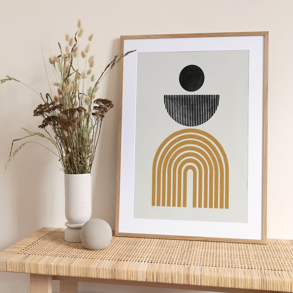 Geometric Harmony - Art Print by THE MIUUS STUDIO