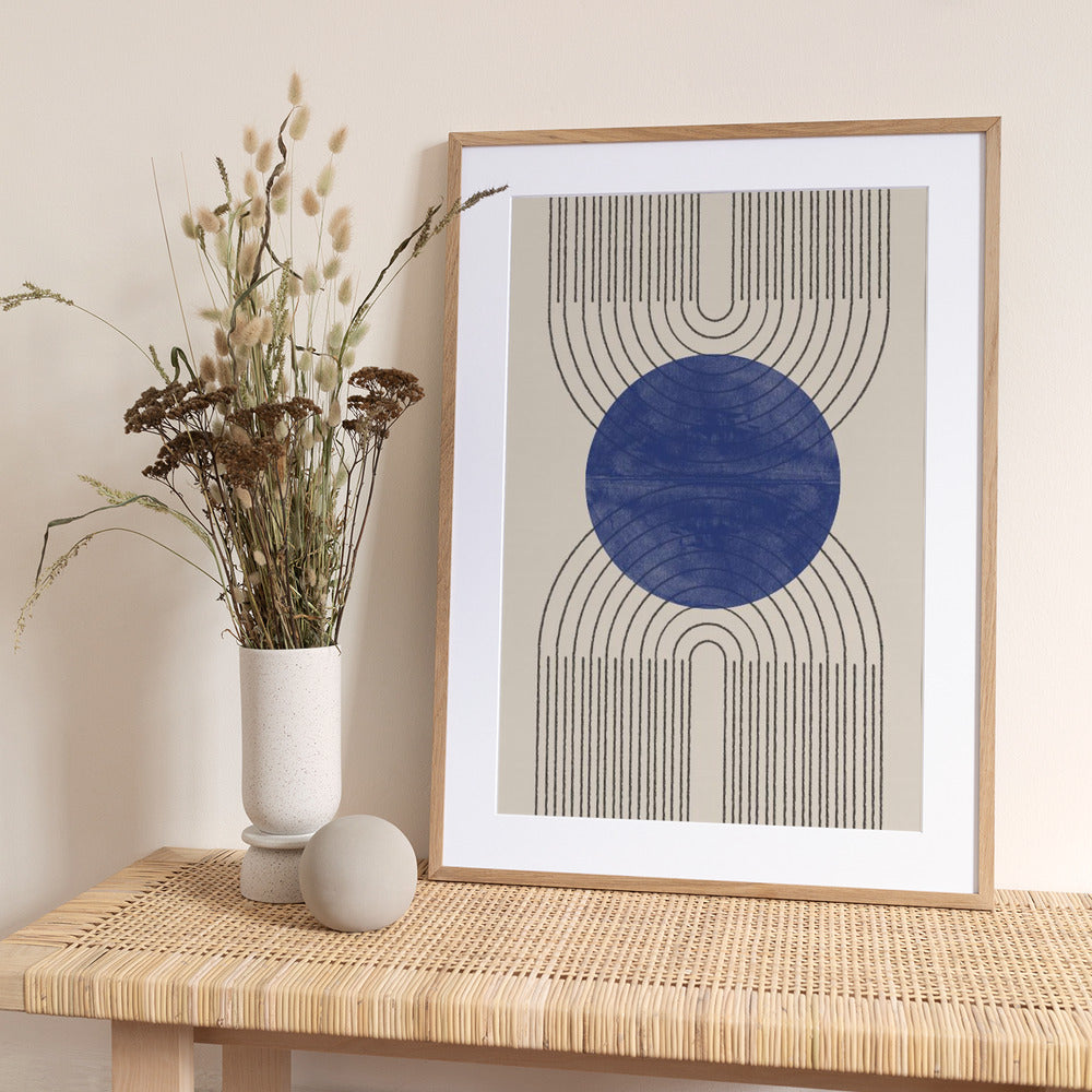 Symmetric Waves - Art Print by THE MIUUS STUDIO