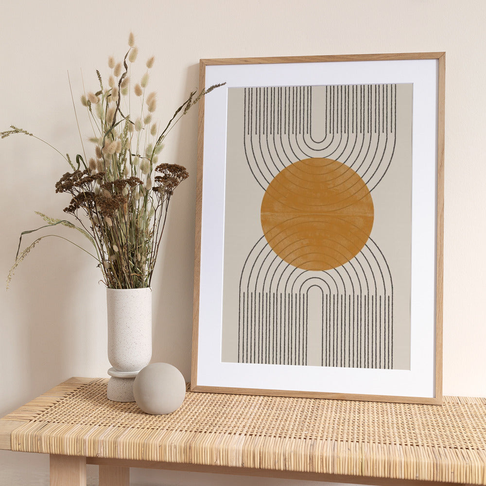Retro Symmetry Flow - Art Print by THE MIUUS STUDIO