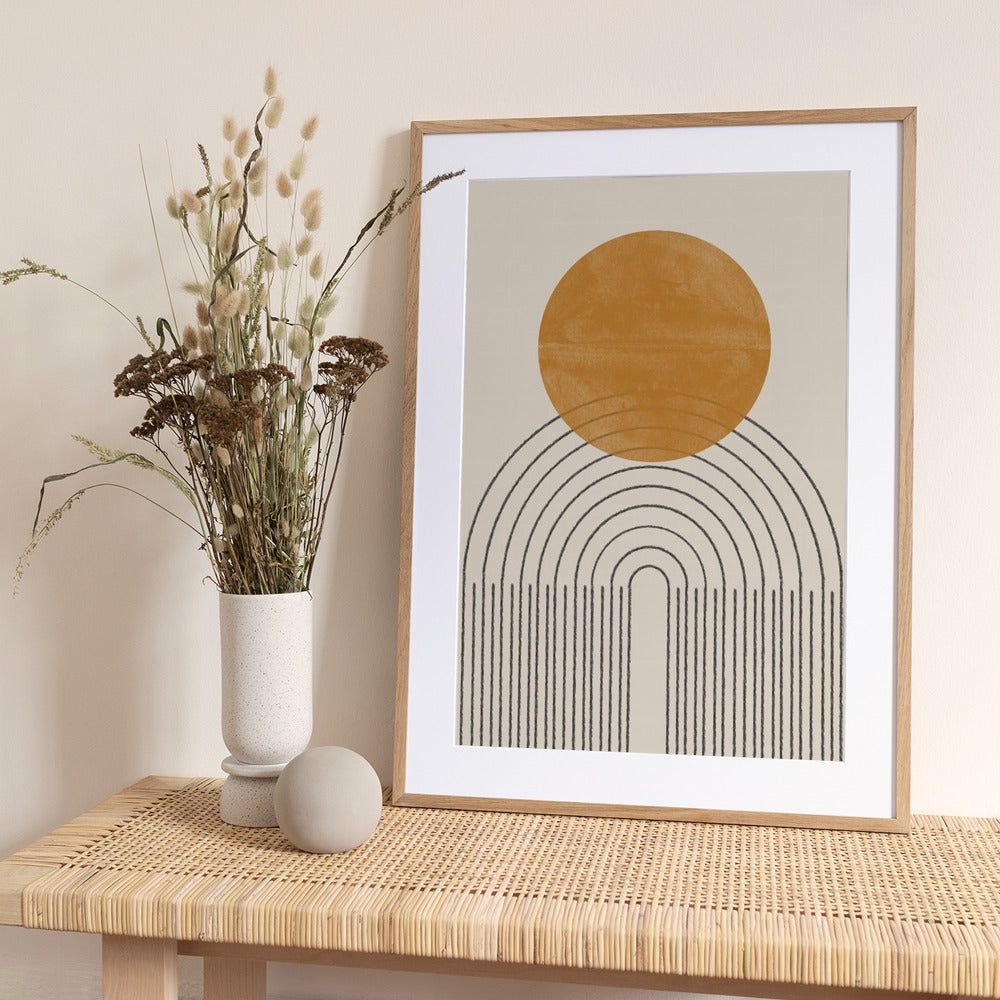 Arc and Sunburst - Art Print by THE MIUUS STUDIO