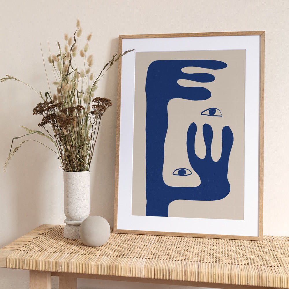 Abstract Face No1. - Art Print by THE MIUUS STUDIO