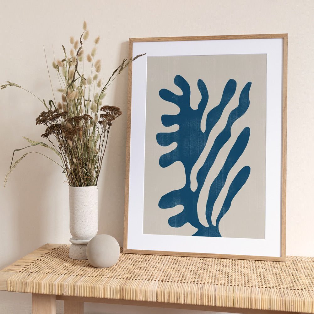Blue Coral Dance - Art Print by THE MIUUS STUDIO