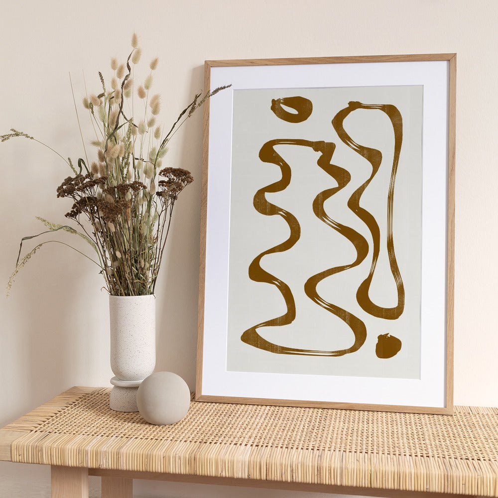 Curves and Lines - Art Print by THE MIUUS STUDIO
