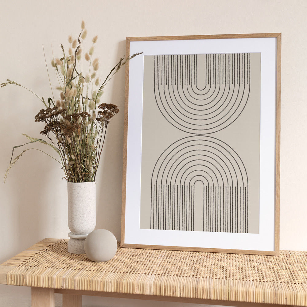 Symmetric Echoes - Art Print by THE MIUUS STUDIO