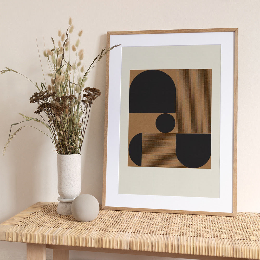 Geometric Harmony - Art Print by THE MIUUS STUDIO