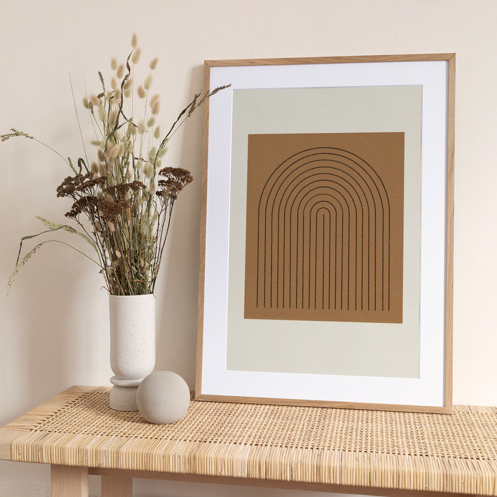 Concentric Harmony - Art Print by THE MIUUS STUDIO