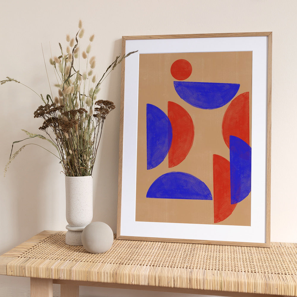 Geometric Harmony - Art Print by THE MIUUS STUDIO