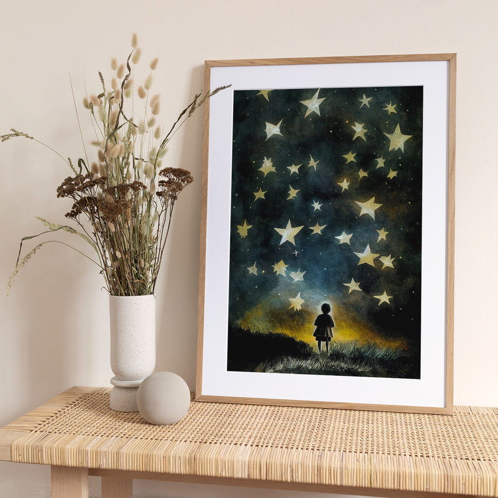 Starry Dreams - Art Print by Treechild