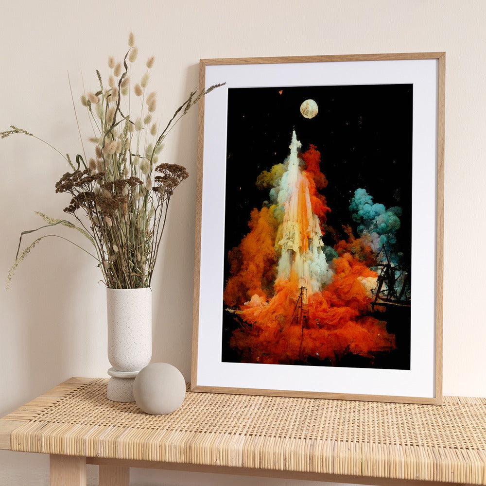 The Launch - Art Print by Treechild