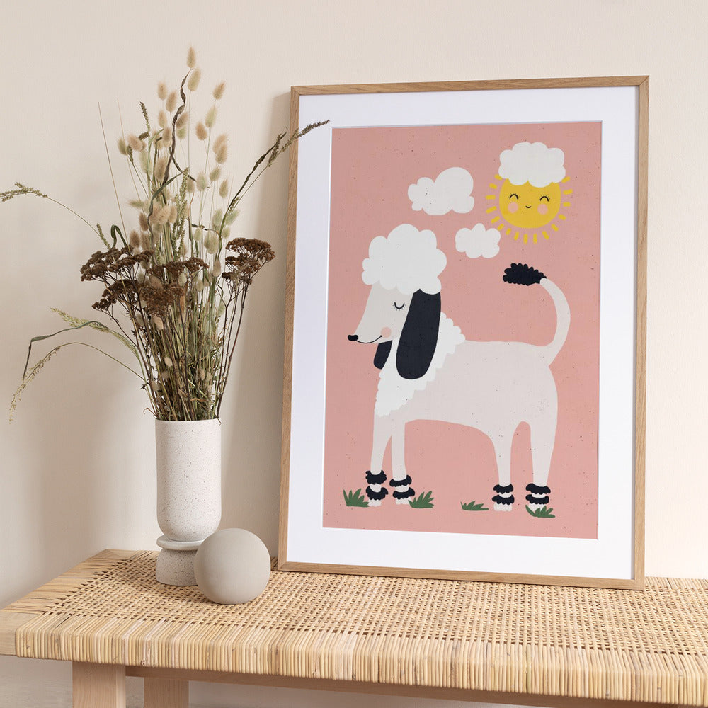 Poodle Sunshine - Art Print by Treechild