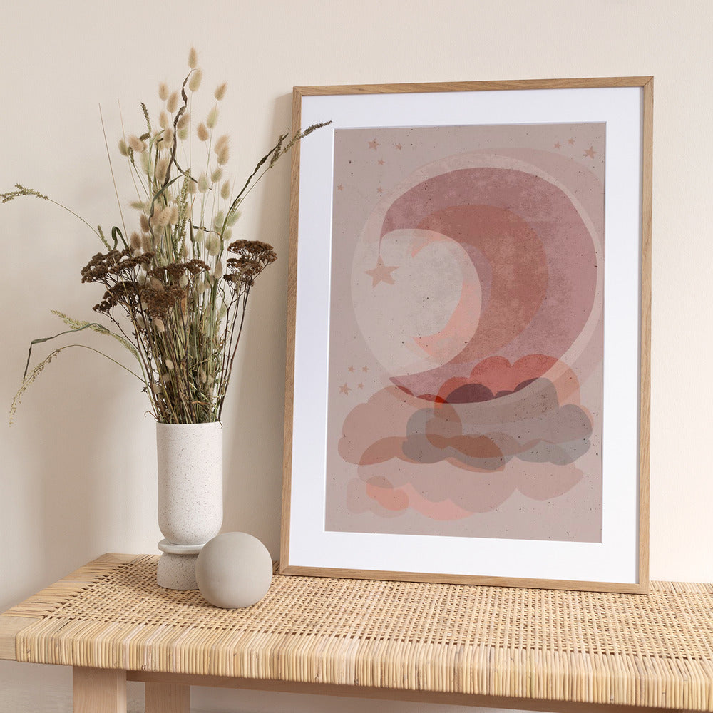 Dreamy Sky Whirls - Art Print by Treechild