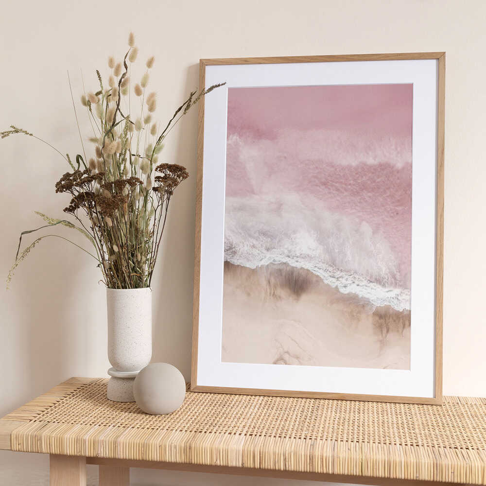 Pink Sea - Art Print by Kathrin Pienaar