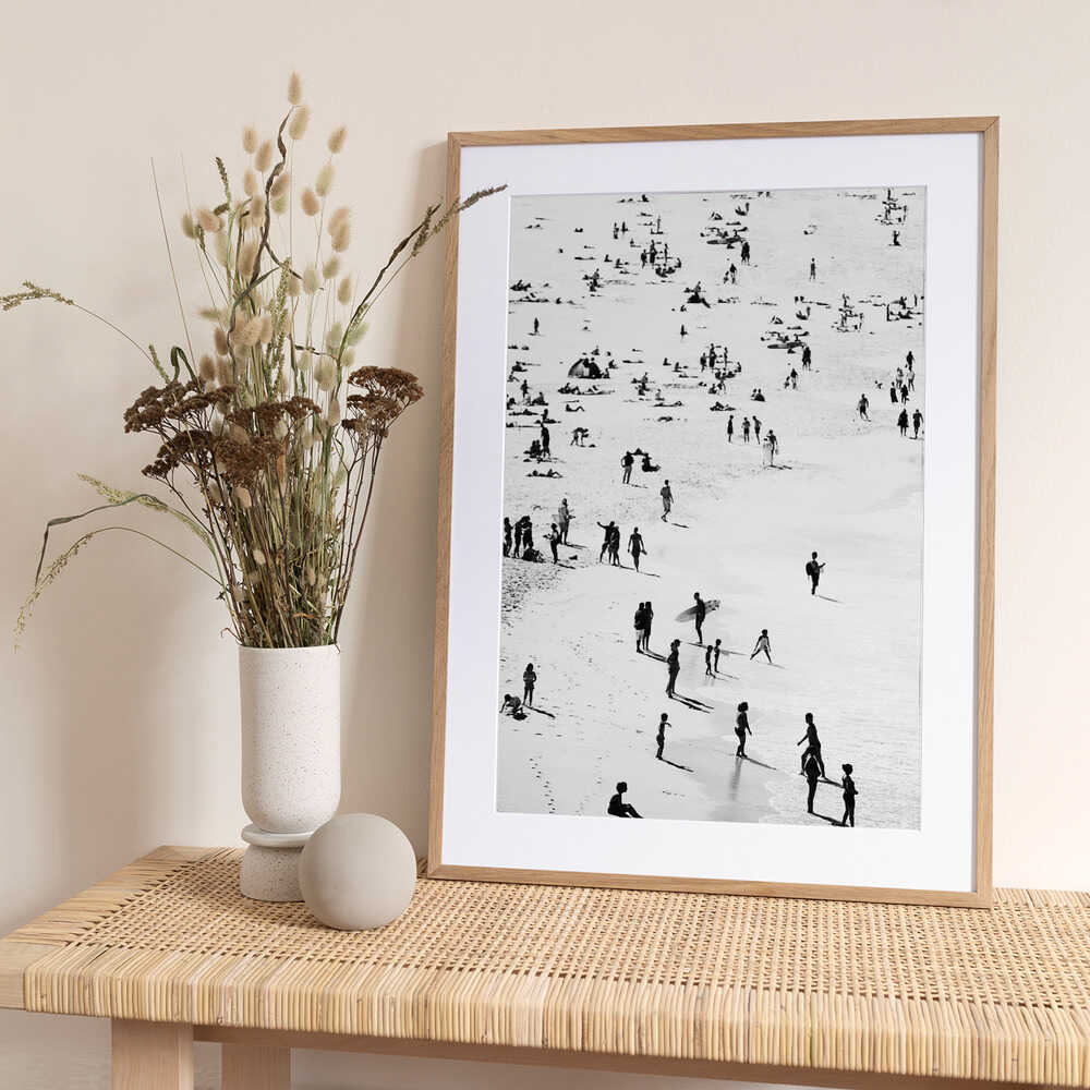 Beach Silhouettes - Art Print by Kathrin Pienaar