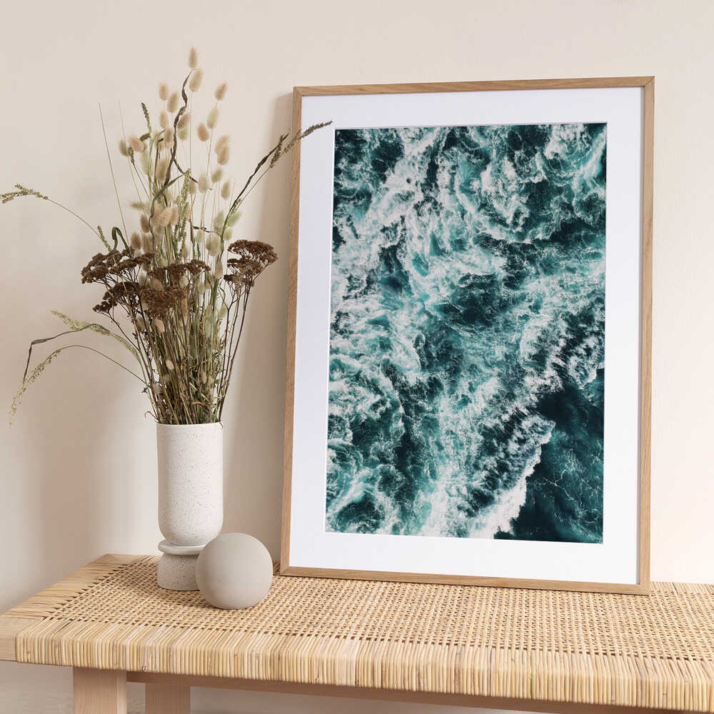 Rough Sea - Art Print by Kathrin Pienaar