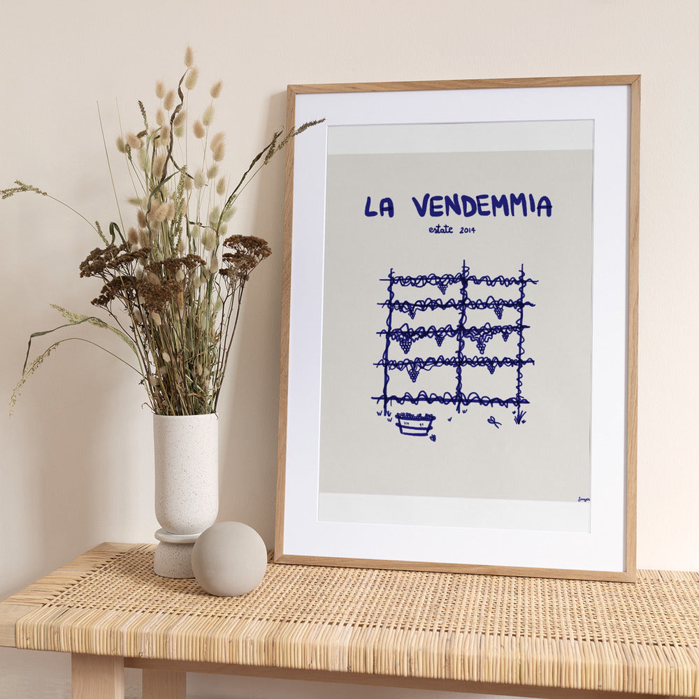 La vendemmia - Art Print by Giulia Mora