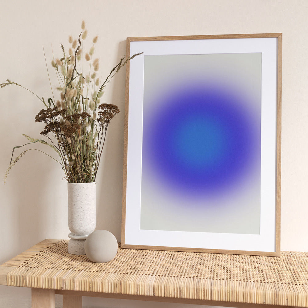 Violet Aura Burst - Art Print by THE MIUUS STUDIO