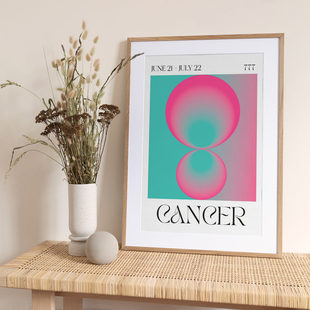 Celestial Glow Duo - Art Print by Valeria Castillo