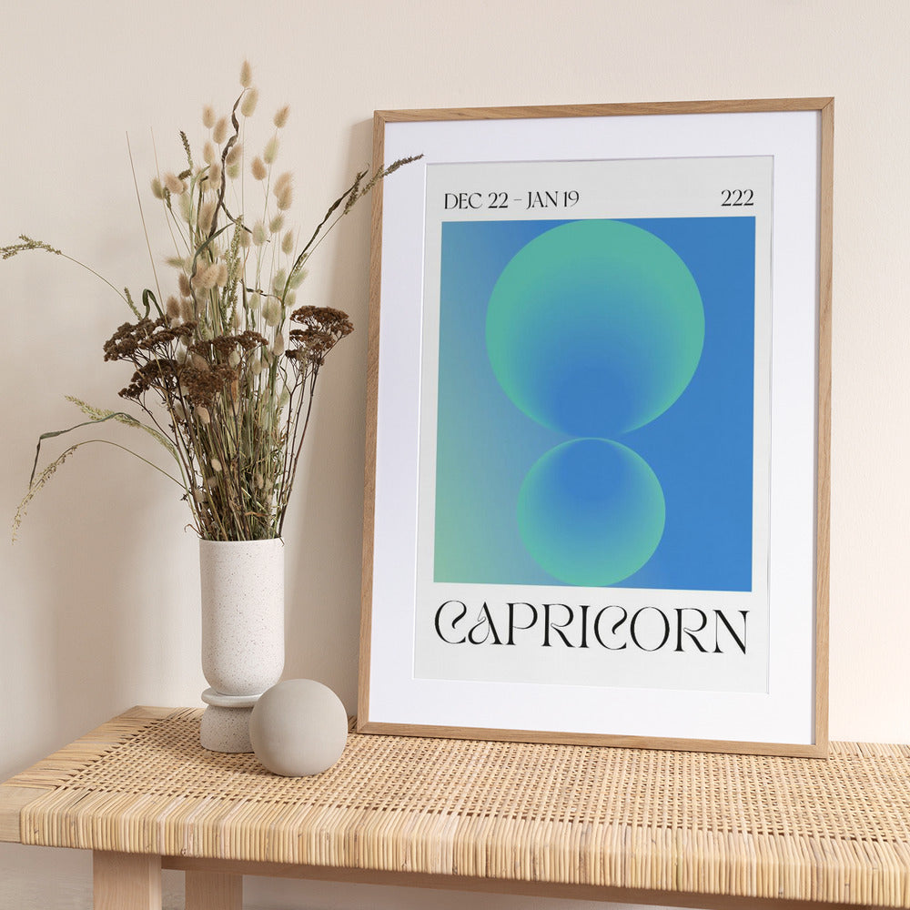 Capricorn Essence - Art Print by Valeria Castillo