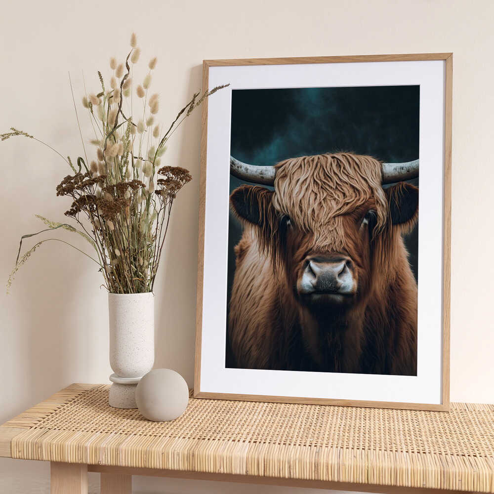 Majestic Highlander - Art Print by Treechild